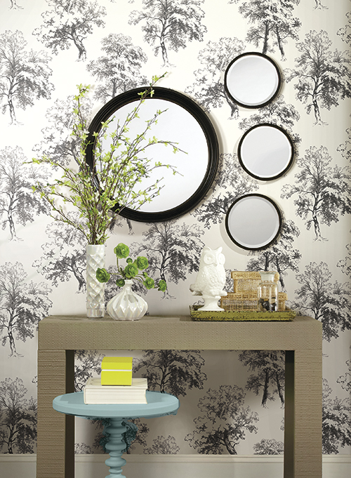 Обои Ashford House Toiles II AF1925 фото в интерьере